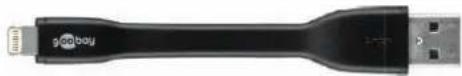 Wentronic USBmicroUSBLightning - Cables plats - 1