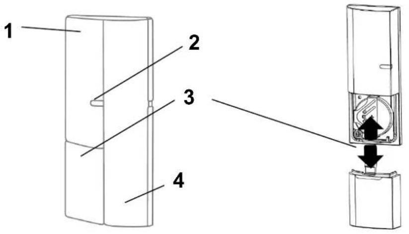 ABUS FUBE35001A - Détecteur d'ouverture FUMK35000 - 1