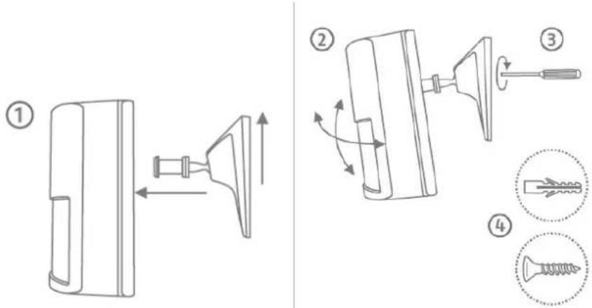 ABUS FUBE35001A - Montage en saillie avec support - 1