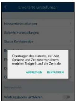 ABUS FUBE35001A - Appliquer les réglages d'heure - 1