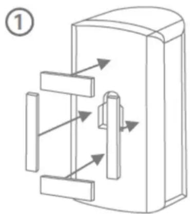 ABUS FUBE35001A - Fixation par collage - 1