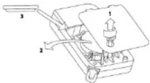 ABUS FUBE50014 - Colocacion/cambio de la pila - 1