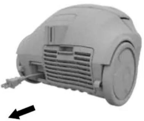 DIRT DEVIL Express Bagged Canister - Cord Release/Storage - 1