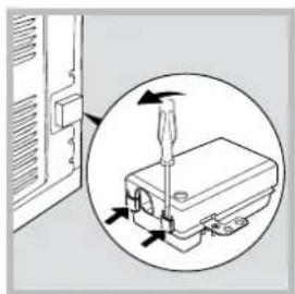HOTPOINT FT 820.1 IXHA S - Montaż przewodu zasilającego - 1