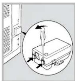 HOTPOINT FT 820.1 IXHA S - Fitting the power supply cable - 1