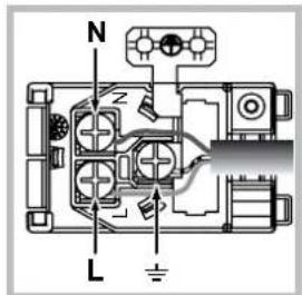 HOTPOINT FT 820.1 IXHA S - Montaje del cable de alimentación eléctrica - 2