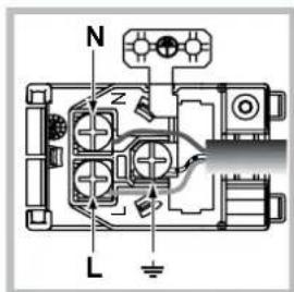 HOTPOINT FT 820.1 IXHA S - Montagem do cabo de fornecimento - 2