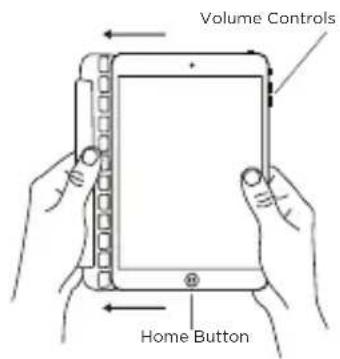 Zagg ZAGGkeys Cover - INSERTING/REMOVING YOUR iPad® - 3