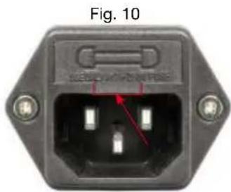 BRESSER SCIENCE TRM 301 - Exchange of the fuse (Fig. 10) - 1