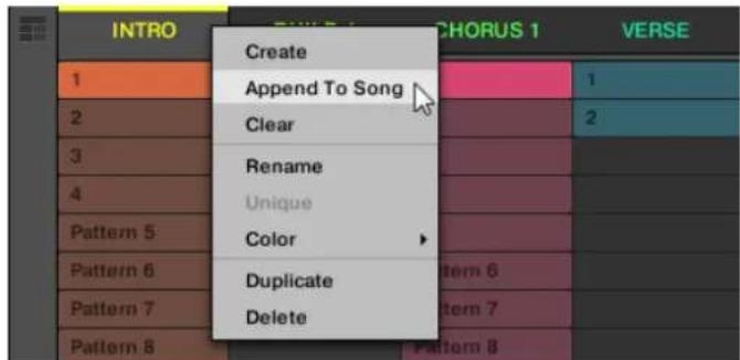 NATIVE INSTRUMENTS Maschine Jam - Ajouter une Scene à la fin de l'arrangement dans le logiciel - 1