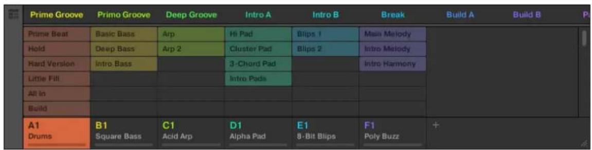 NATIVE INSTRUMENTS Maschine Jam - Vue d'ensemble des Scenes - 2