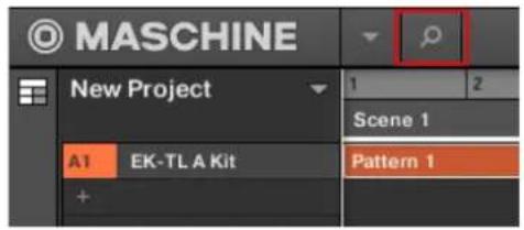NATIVE INSTRUMENTS Maschine Jam - Afficher/masquer le Browser - 1