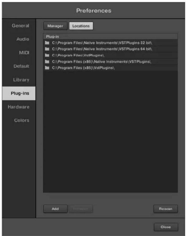 NATIVE INSTRUMENTS Maschine Jam - Panneau Locations - 1