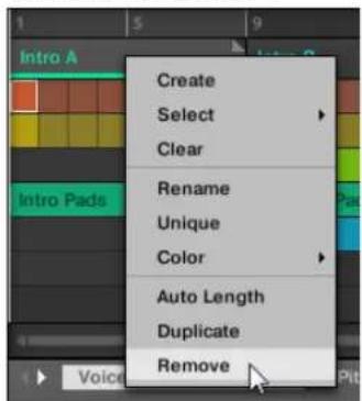 NATIVE INSTRUMENTS Maschine Jam - Retirer des Sections - 1