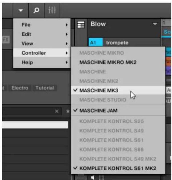 NATIVE INSTRUMENTS Maschine Jam - Utiliser deux contrôleurs matériels ou plus - 3