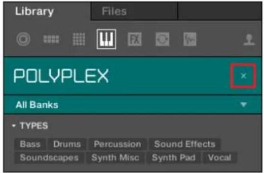 NATIVE INSTRUMENTS Maschine Jam - Réinitialiser votre sélection de Produit - 1