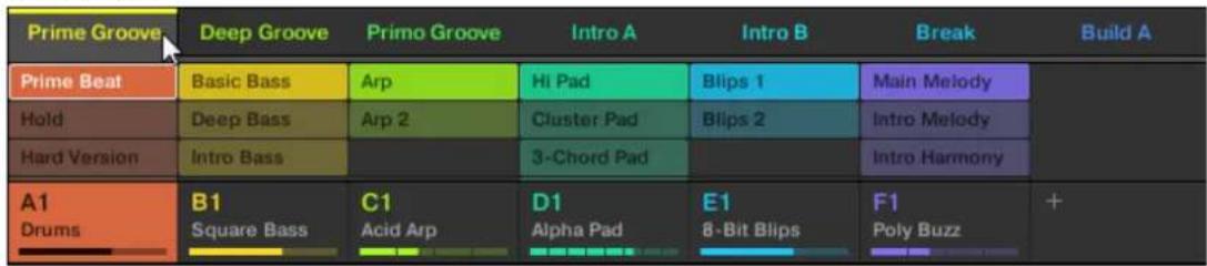 NATIVE INSTRUMENTS Maschine Jam - Réordonnier les Scenes - 1
