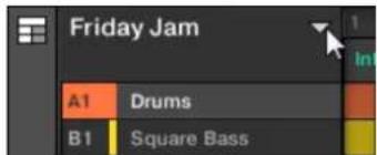 NATIVE INSTRUMENTS Maschine Jam - Vue d'ensemble de la gestion des Sections - 2