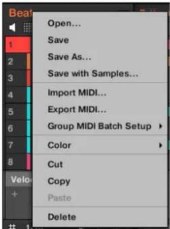 NATIVE INSTRUMENTS Maschine Jam - Menu Group - 2