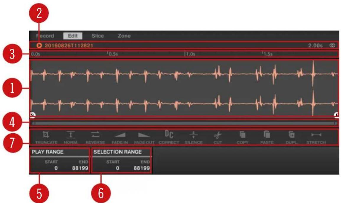 NATIVE INSTRUMENTS Maschine Jam - Utilisation de la page Edit - 1