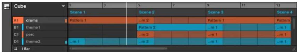 NATIVE INSTRUMENTS Maschine Jam - Sauter à une autre position de lecture dans votre Project - 1