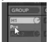 NATIVE INSTRUMENTS Maschine Jam - Configurer les sorties auxiliaires pour les Sounds et les Groups en Affichage Mix - 6