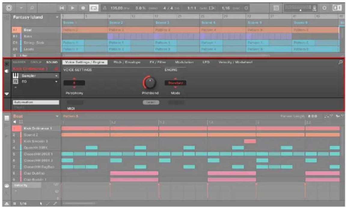 NATIVE INSTRUMENTS Maschine Jam - Principes élémentaires des Plug-ins - 1
