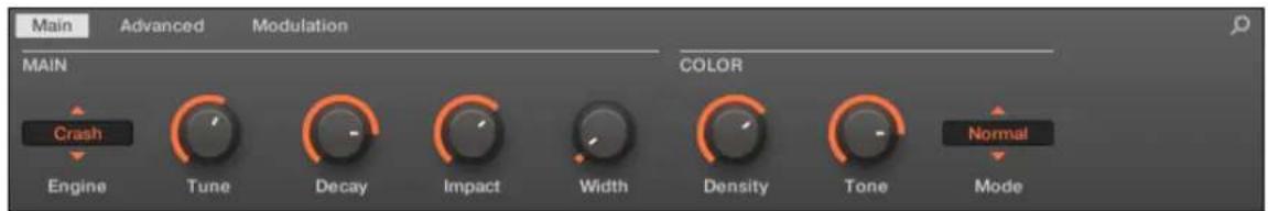 NATIVE INSTRUMENTS Maschine Jam - Les cymbales - 1