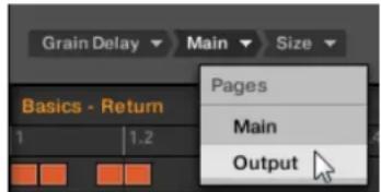 NATIVE INSTRUMENTS Maschine Jam - Selectionner un paramètre dans le Selecteur de Cible - 1