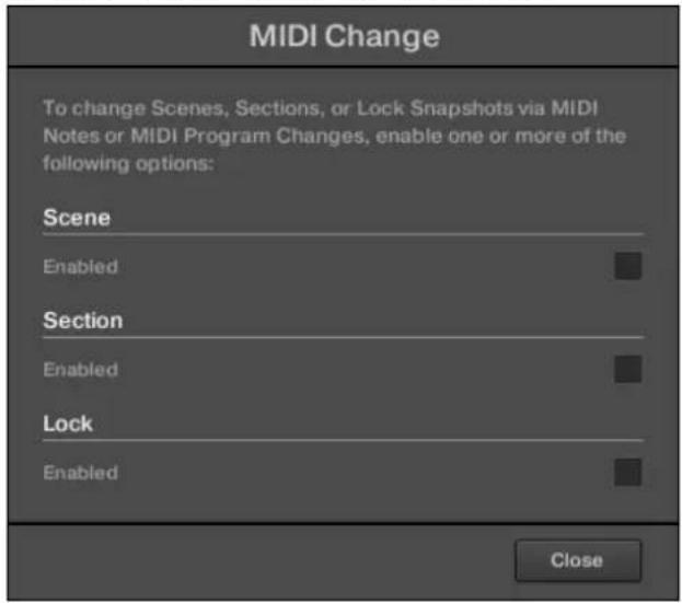 NATIVE INSTRUMENTS Maschine Jam - Déclencher les Sections ou les Scenes via MIDI - 3