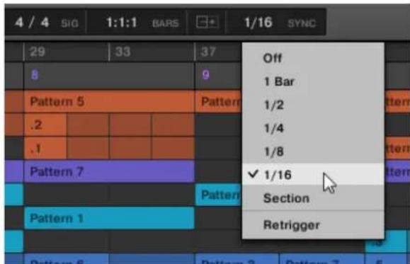 NATIVE INSTRUMENTS Maschine Jam - Sauter vers d'autres Scenes ou Sections dans le logiciel - 2