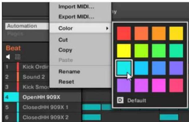 NATIVE INSTRUMENTS Maschine Jam - Modifier la couleur des Sounds - 1
