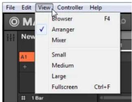 NATIVE INSTRUMENTS Maschine Jam - Modifier la taille de l'interface - 1