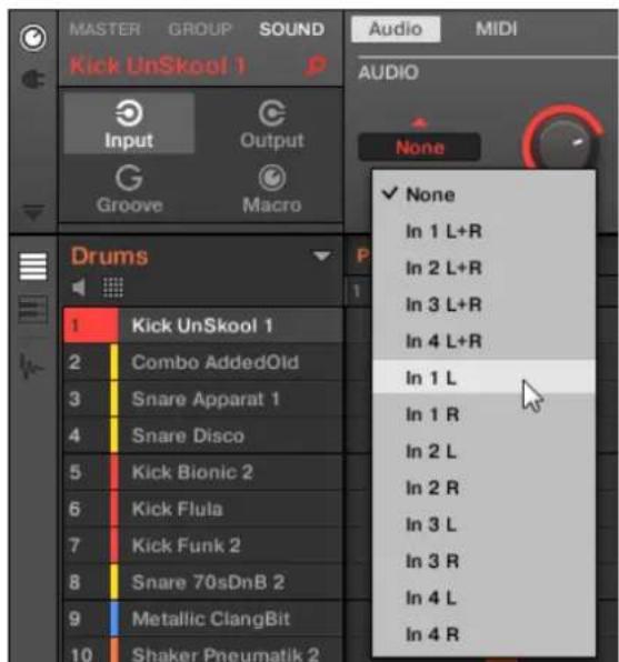 NATIVE INSTRUMENTS Maschine Jam - Entrées audio mono - 1