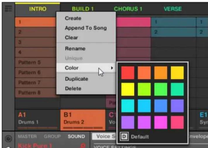 NATIVE INSTRUMENTS Maschine Jam - Changer la couleur d'une Scene - 1
