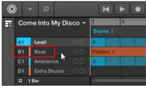 NATIVE INSTRUMENTS Maschine Jam - Étabir le focus sur un Group - 1
