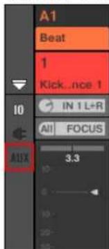 NATIVE INSTRUMENTS Maschine Jam - Configurer les sorties auxiliaires pour les Sounds et les Groups en Affichage Mix - 3