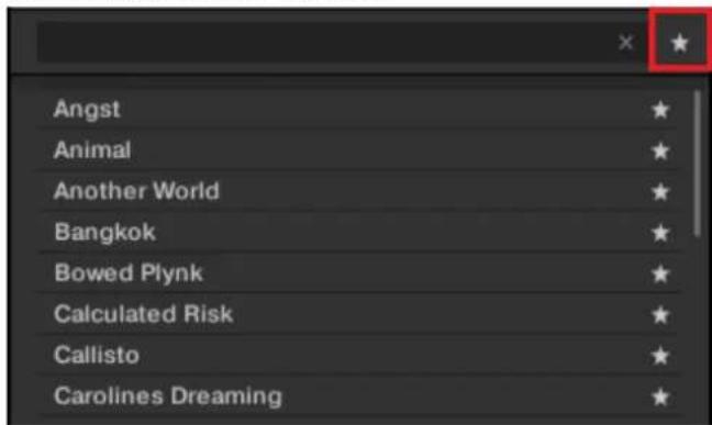 NATIVE INSTRUMENTS Maschine Jam - Utiliser les Favoris dans le Browser - 2