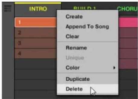 NATIVE INSTRUMENTS Maschine Jam - Supprimer des Scenes - 1