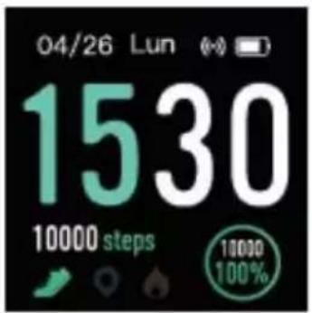 Sunstech FITLIFE - Regarder les données du cadran(cadran tacite) - 1