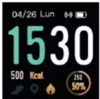 Sunstech FITLIFE - Regarder les données du cadran(cadran tacite) - 5