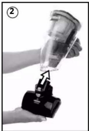 BISSELL Pet Hair Eraser 1987N - Использование щеточного валика с электроприводом - 1