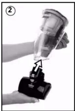 BISSELL Pet Hair Eraser 1987N - Moottoroidun harjan käyttäminen - 1