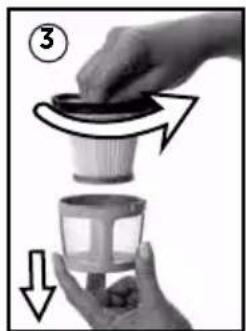 BISSELL Pet Hair Eraser 1987N - De filter schoonmaken of vervangen - 1