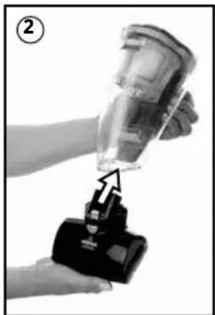 BISSELL Pet Hair Eraser 1987N - Bruke den motoriserte børsten - 1