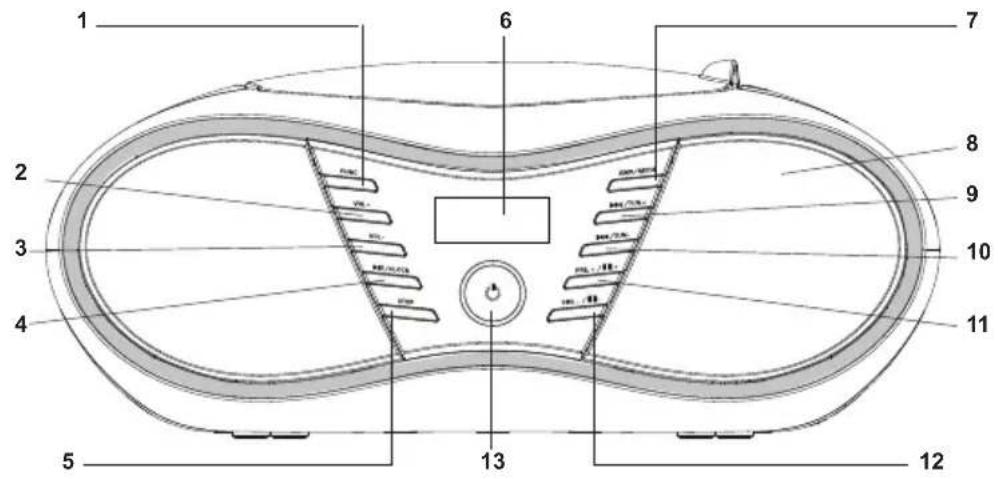 BIGBEN INTERACTIVE CD 58 NMP 3 USB - Alimentation par piles - 1