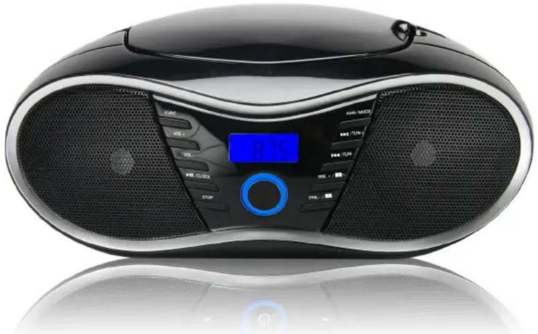 BIGBEN INTERACTIVE CD 58 NMP 3 USB - USB / MP3 / CD / FM RADIO DRAAGBARE BOOMBOX - 1