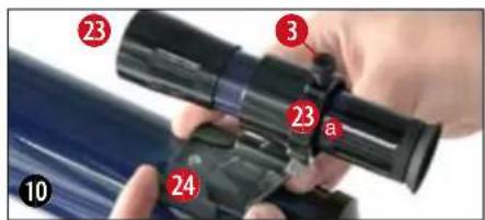 BRESSER 70900 NG - Montarea si ajustarea cautatorului - 1