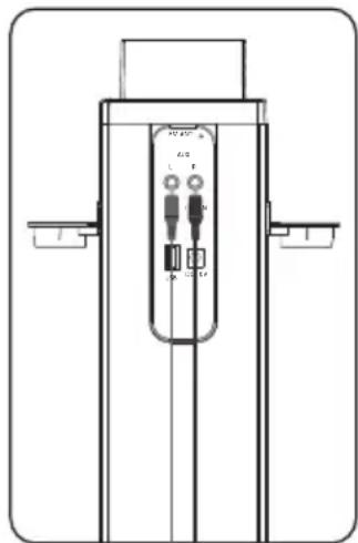 Sunstech STBTK150 - Reprodução com conexão AUX IN: - 1