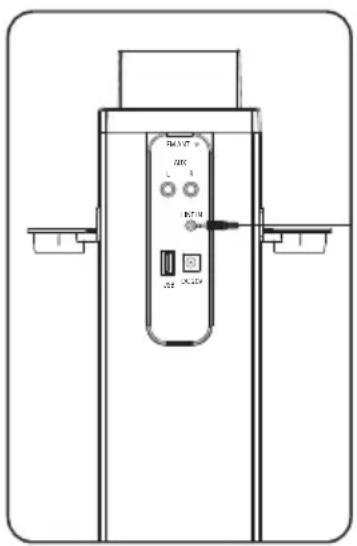 Sunstech STBTK150 - Listening from 3.5mm LINE in jack: - 1
